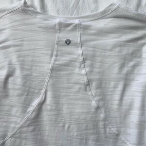 Lululemon White Athletic Top